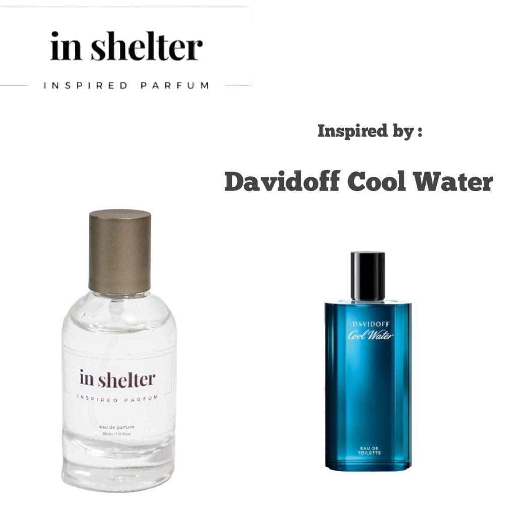 Jual in Shelter Parfum Davidoff cool water inspired Parfum Pria