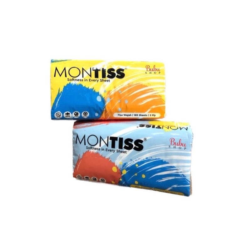 tisu facial montiss 185 sheets 2ply