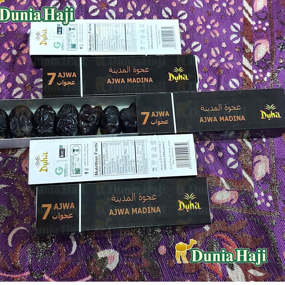 Stok terbaru Kurma AJWA Seven 7 Asli 100% Original Saudi / Kurma AJWA 7 Nabi Madinah Premium Oleh Oleh Haji Umroh 
