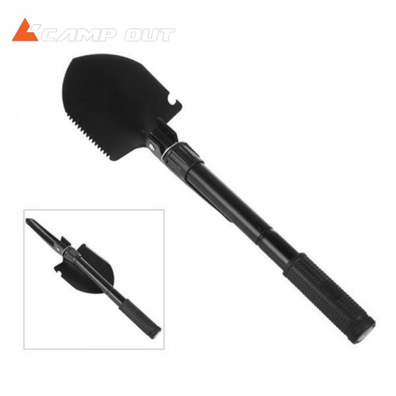 Sekop Lipat Portable Survival Tools - Cangkul Lipat Camping - Gergaji Mini Lipat Outdoor