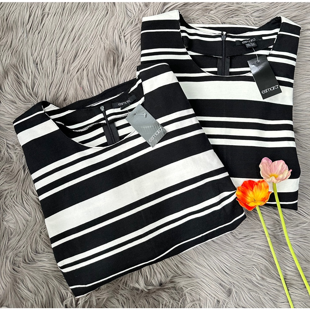 striped loose dress