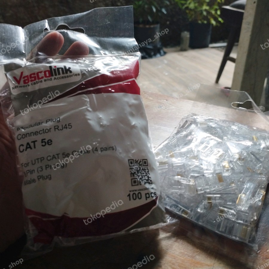 vascolink connector rj45 100 pcs