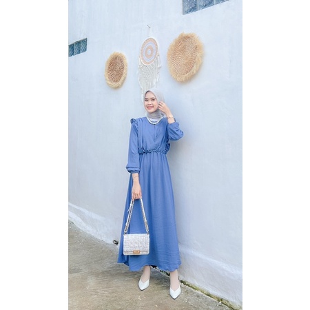 [COD] Shaira Maxi | Fashion Muslim Gamis Muslimah | Baju Muslim Kekinian | OOTD Kondangan | Casual Outfit Hijab |