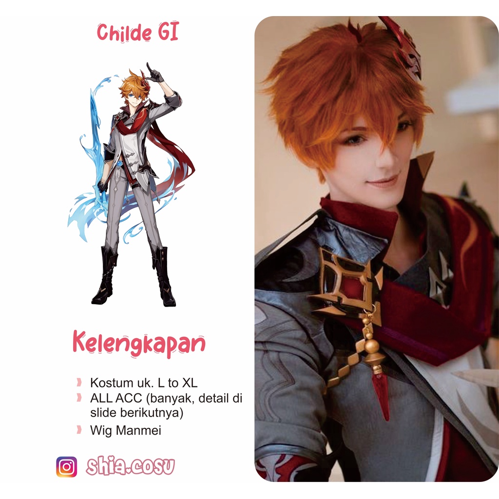 Sewa Cosplay Childe Genshin Impact