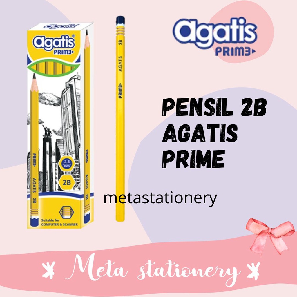 

Pencil / Pensil 2B Agatis ( 12pc )
