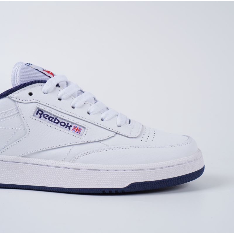 Sepatu Reebok Club C 85 White Navy