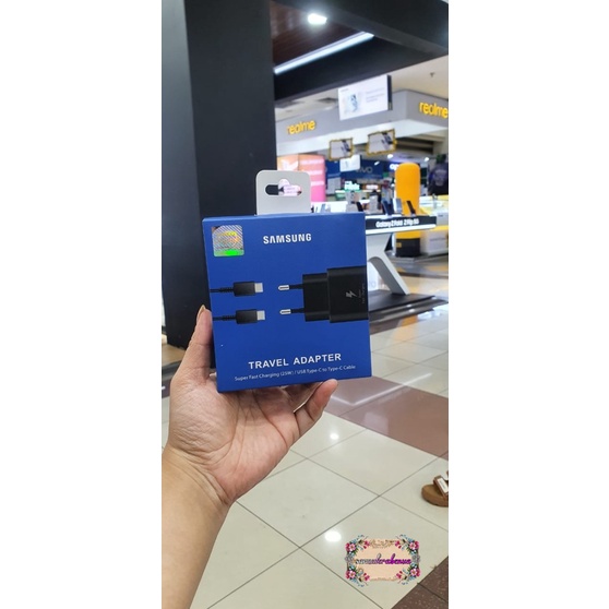 SUPER FAST CHARGING 25W CHARGER CASHAN TC SAMSUNG NOTE 20 S20 S21 S22 S22 ULTRA S22+ A32 A52 A72 A80 A90 A33 A53 A73 S20+ S21 ULTRA NOTE 10 10+ A70 A71 Z FLIP 3 Z FLIP 4 Z FOLD 3 Z FOLD 4 TYPE-C ORIGINAL PACK BIRU SB4721