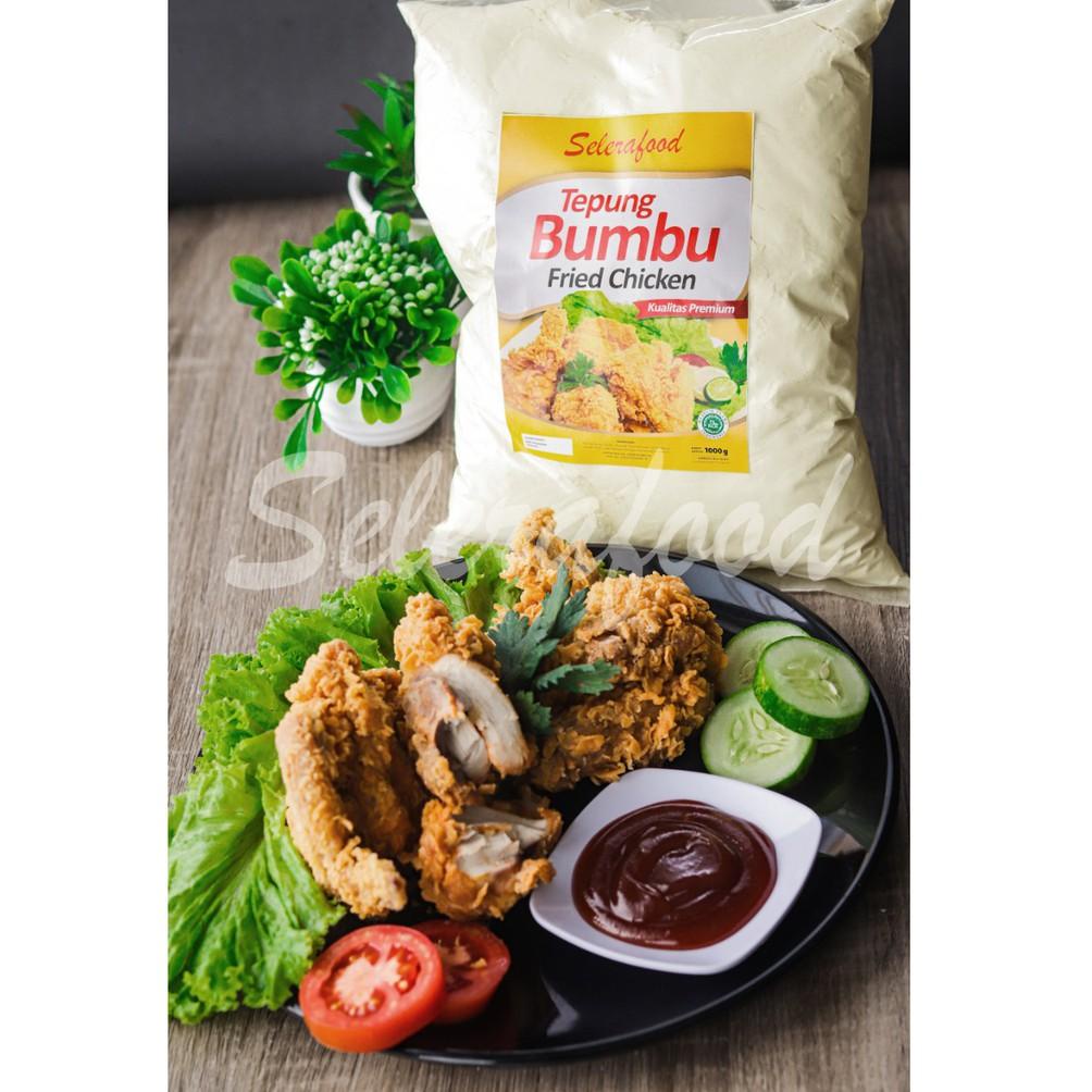 

Grosir Tepung Bumbu Fried Chicken Premium Berat 1Kg merk Selerafood GCW