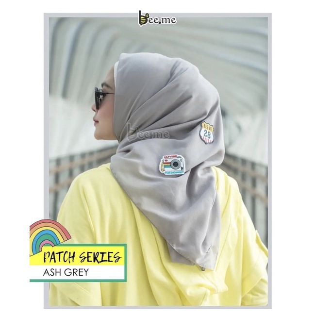 PATCH BEEME | voal ultrafine | voal premium beeme | beeme scarf | patch | kerudung voal