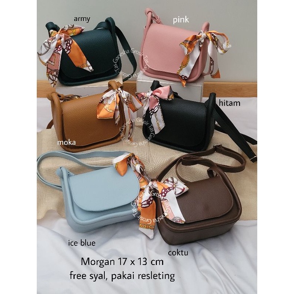 Morgan Slingbag Tas Selempang Dan Bahu Wanita Ala Korea