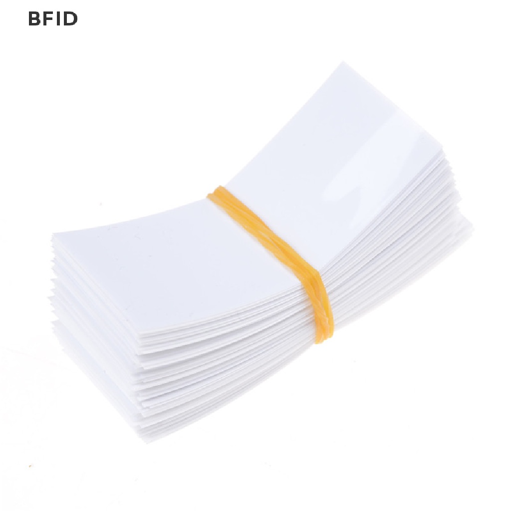 [BFID] 100pcs 18650bungkus PVC Heat Shrink Tubing Pre-cut Precut [ID]