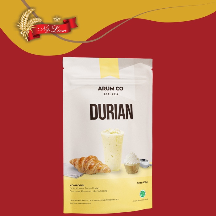 ARUM CO Bubuk Minuman Instant - Durian 500gr