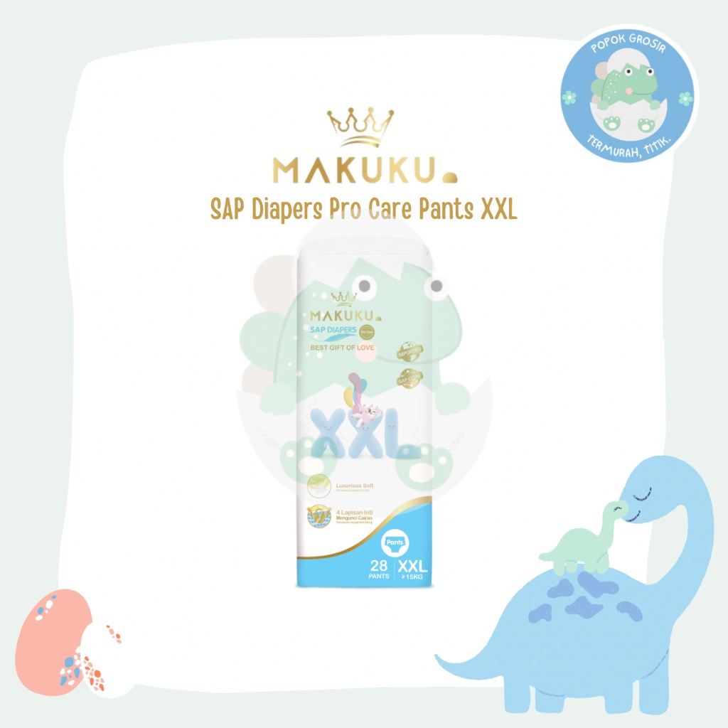 MAKUKU SAP Pro Care Pants XXL28 Bubble Belt Luxurios Soft