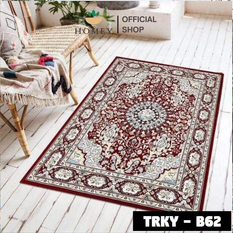 KARPET PERMADANI AMBAL IMPORT TIKAR TURKEY UKURAN 200X140CM TURKEY B