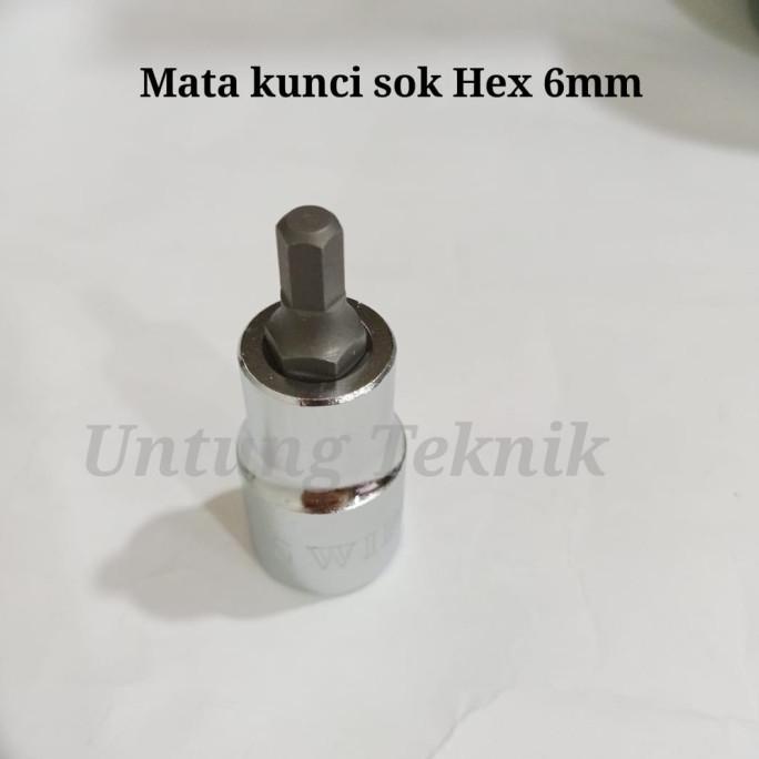 Mata Kunci Sok Hex H6 6mm untungt33 Buru Order