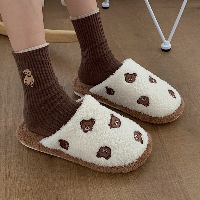 PREMIUM SANDAL BEAR DEWASA UNTUK PASANGAN / IMPORT KOREAN HOME SLIPPERS / SENDAL RUMAH EMPUK / ANDAL PREMIUM WANITA / SANDAL HOTEL RUMAH TEBAL / BEAR SLIPPERS / 2TONBEAR