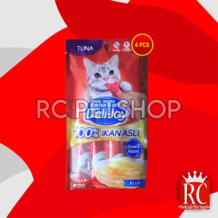 Snack Kucing Deli Joy Creamy Cat treat Cemilan 14 Gram