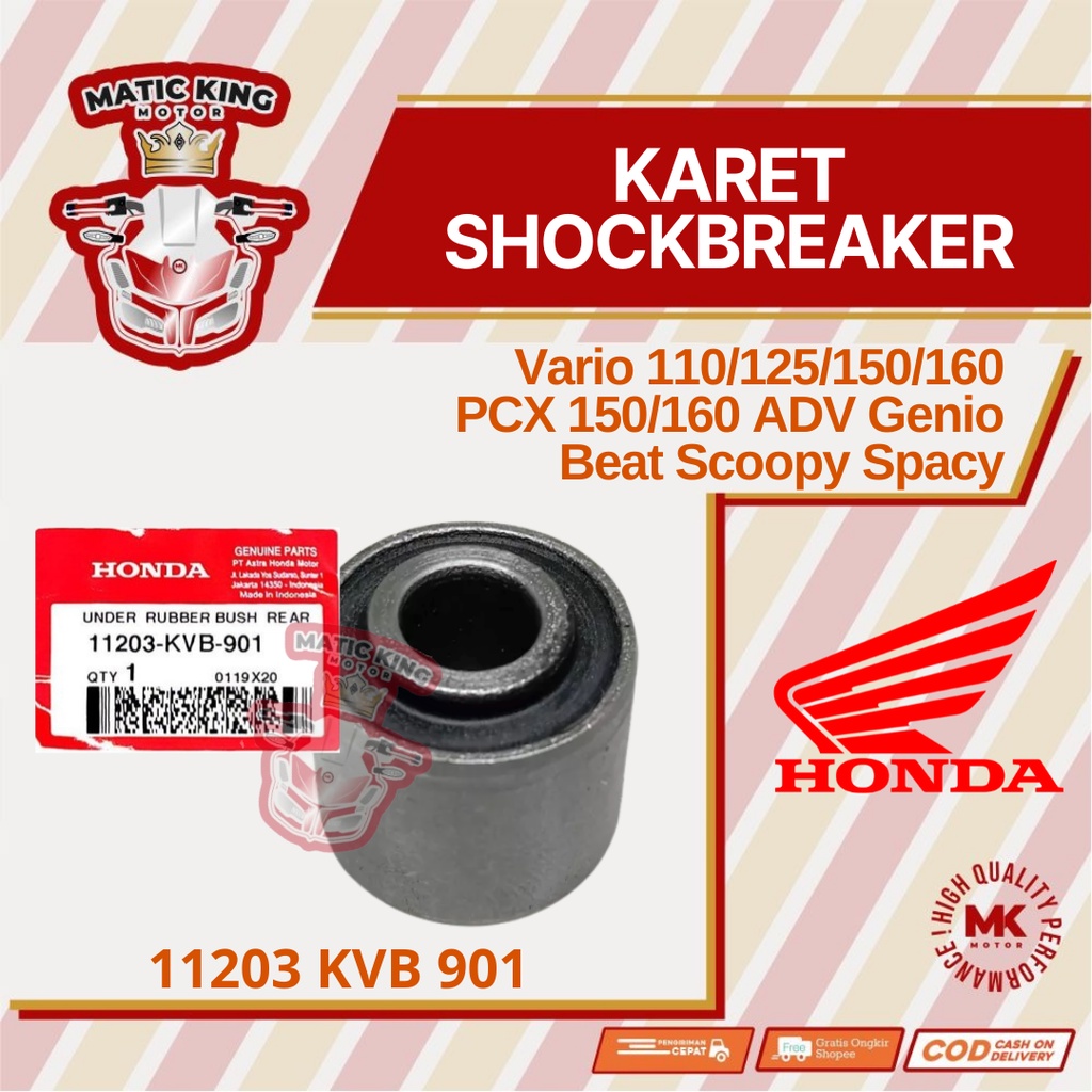 boss bosh shockbreaker sok belakang beat vario 110 125 asli AHM  11203-KVB-901