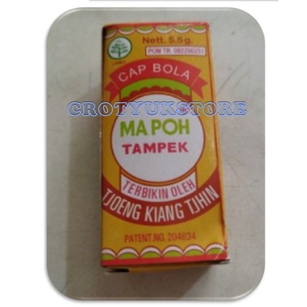 MAPOH MA POH OBAT TAMPEK CAP BOLA TERLARIS 