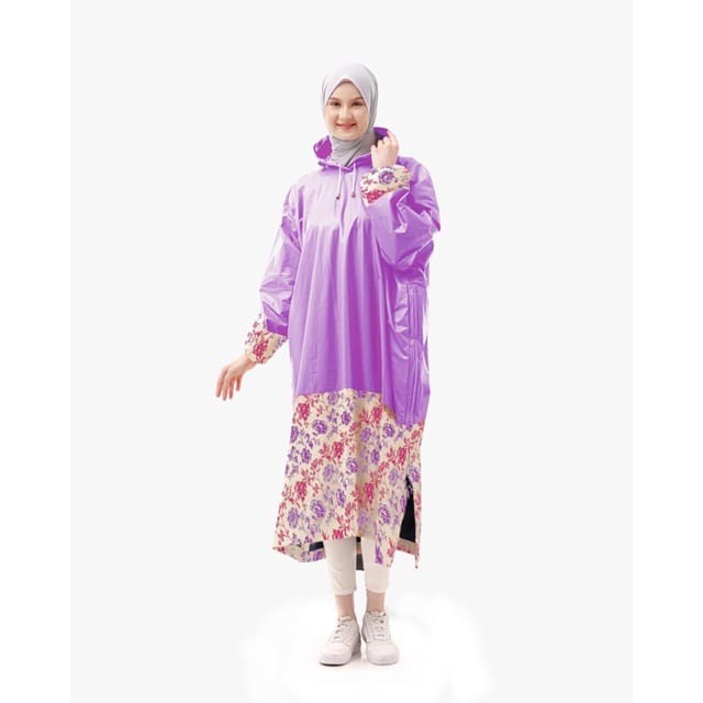 Jas Hujan Wanita Tiger Head Gamis Rok Aisha 68340