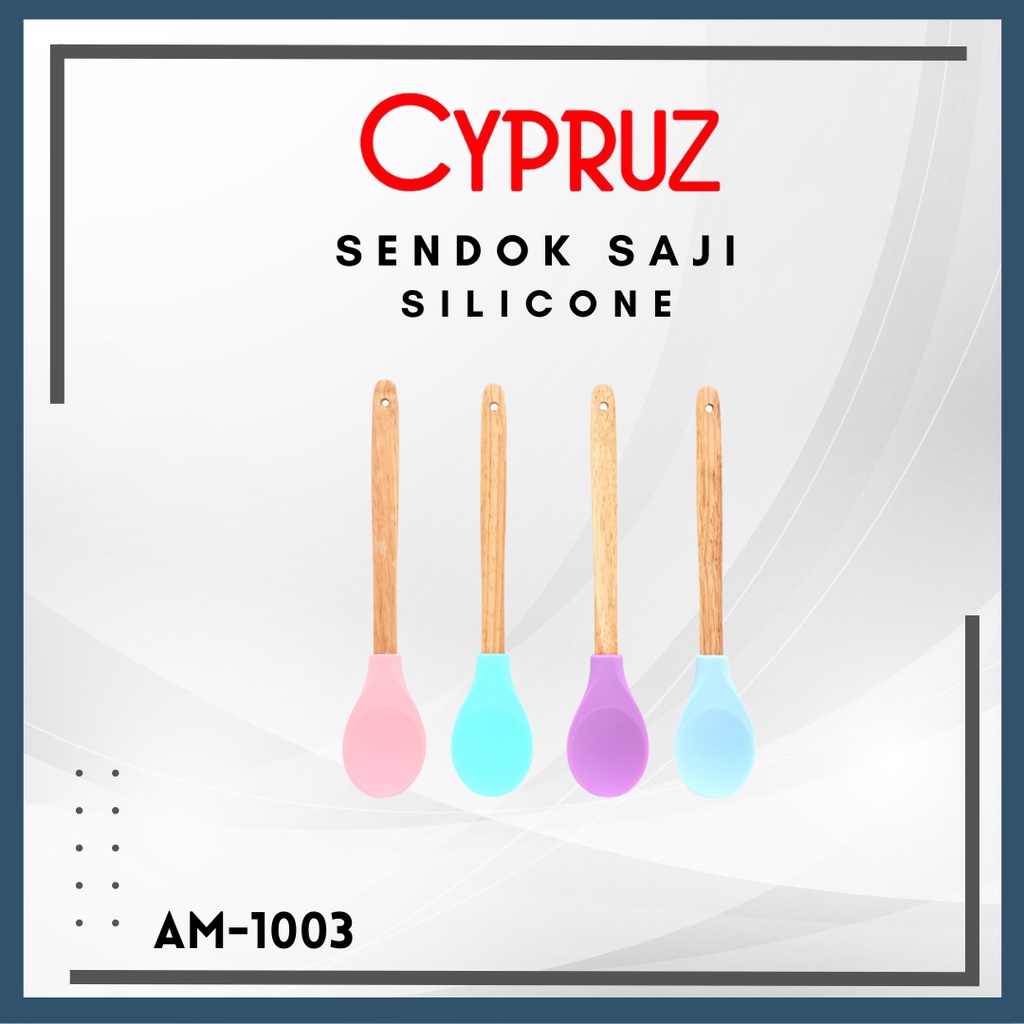 Sendok Saji Silikon - Serving Spoon Silicone - Cypruz AM-1003/AM1003