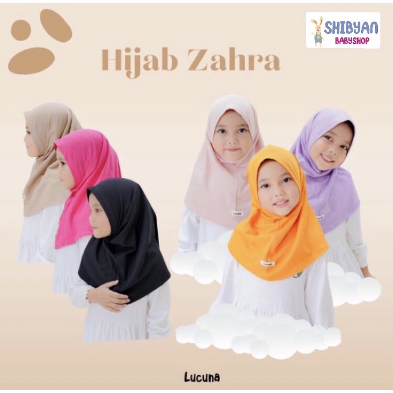 Hijab instan bayi hijab instan anak jilbab bayi jilbab anak 2-8 tahun zahra hijab