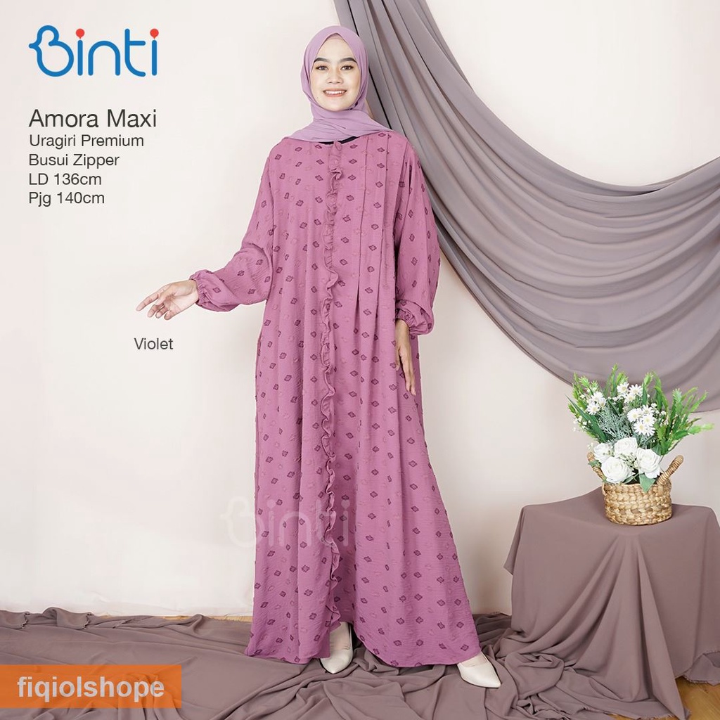 Binti Gamis Amora Maxi Dress Muslim By Binti LD 130