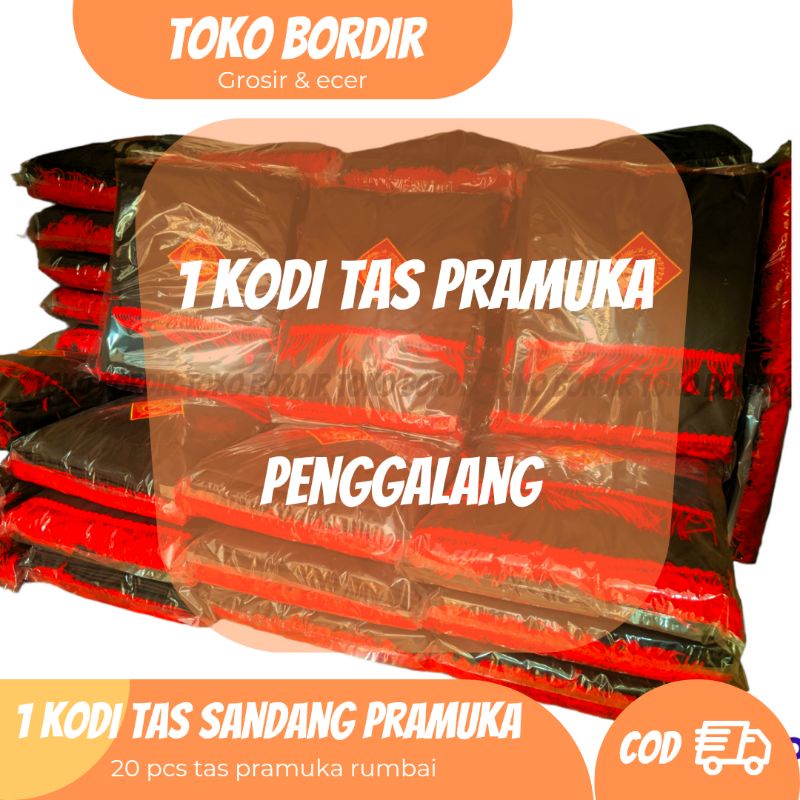 Jual 1 Kodi Tas Sandang Pramuka Penggalang 20 Pcs | Shopee Indonesia