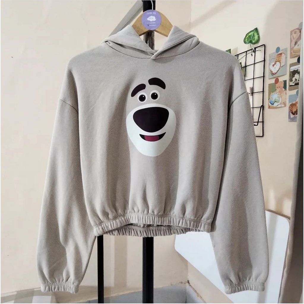 Sweater Hoodie Wanita / LOTSO CREAMY Hoodie Oversize Wanita