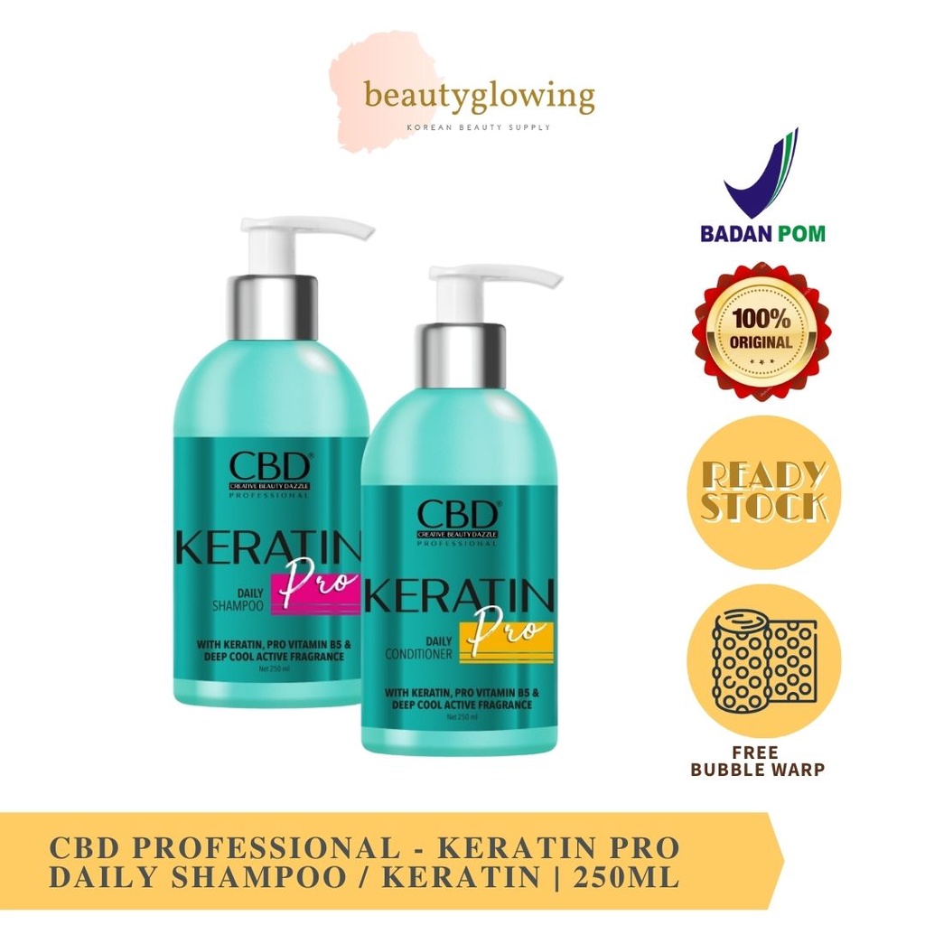 CBD Professional - Keratin Pro Daily SHAMPOO / CONDITIONER 250ML