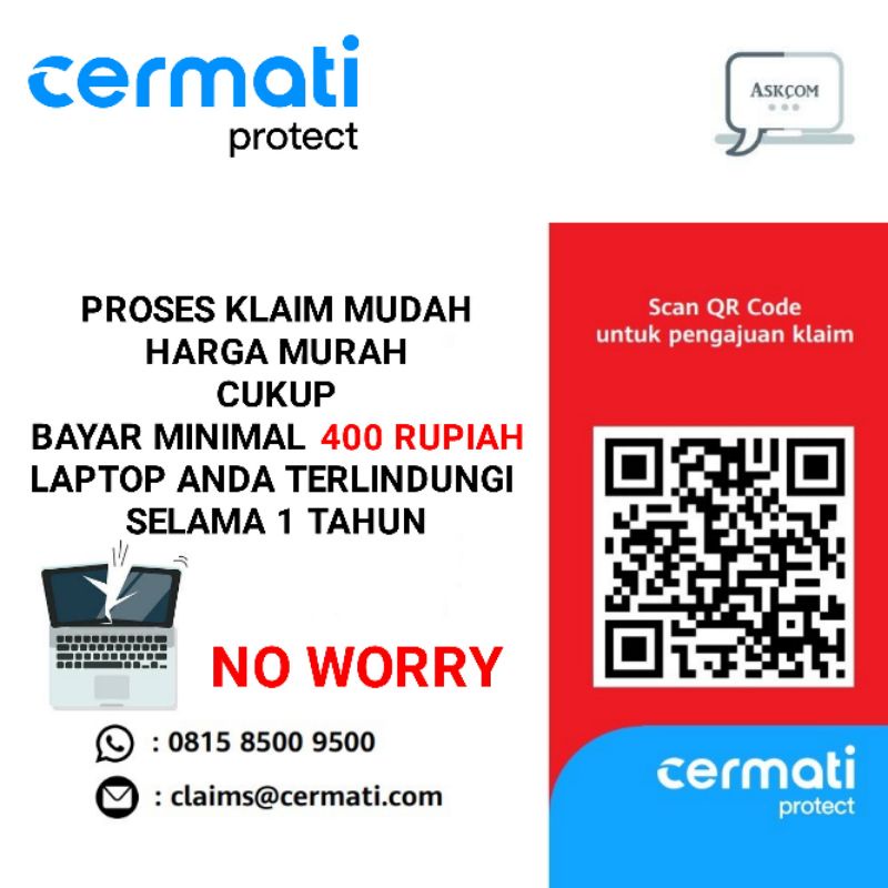 CERMATI PROTECT - (Proteksi Gadget Masa Proteksi 1 Tahun)