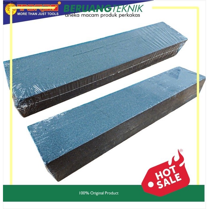 TORA Batu Asahan Pisau - Batu Asah Hitam Glass 12 Inch