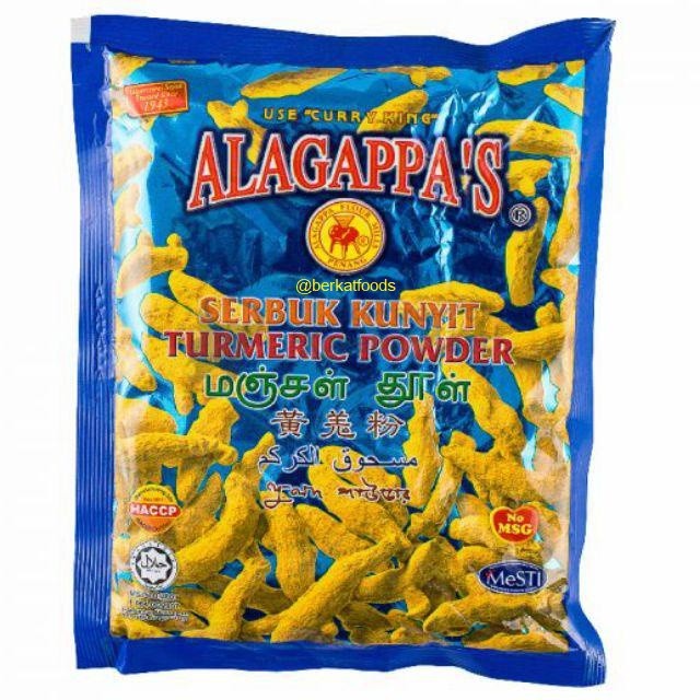 

Turmeric Powder Alagappa's / Haldi Curcuma / Kunyit Bubuk Alagappas