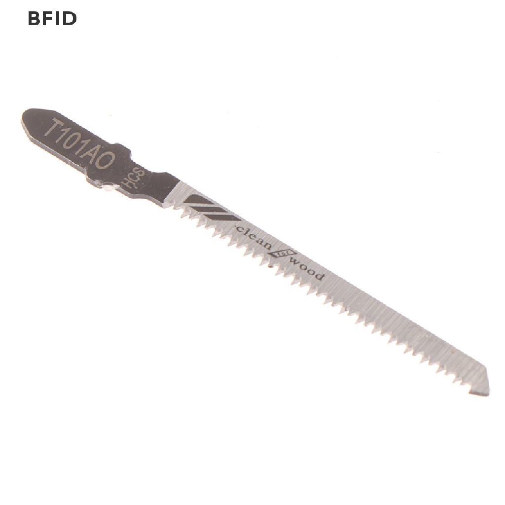 [BFID] 5pcs T101AO HCS T-Shank Jig Blades Curve Cutg Alat Untuk Kayu Plastik [ID]