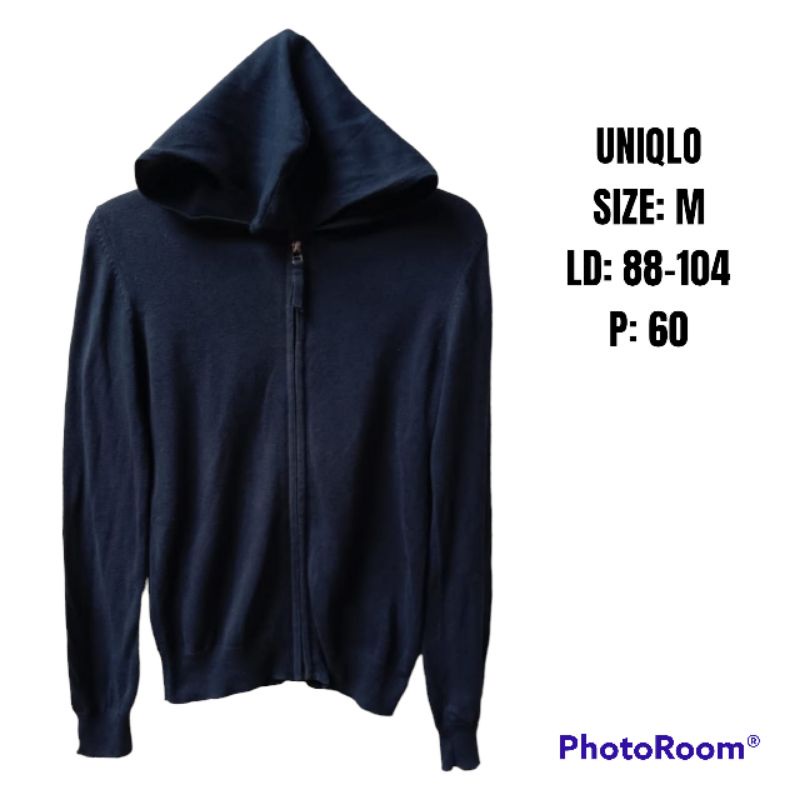 Hoodie Rajut Uniqlo Thrift 01