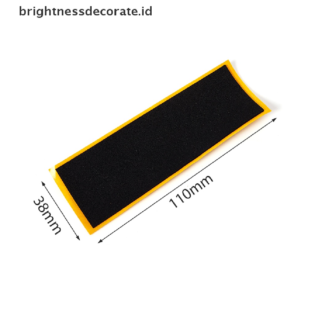 [Birth] 10pcs Fingerboard Deck Uncut Tape Stickers Black Foam Grip Tape Stiker [ID]