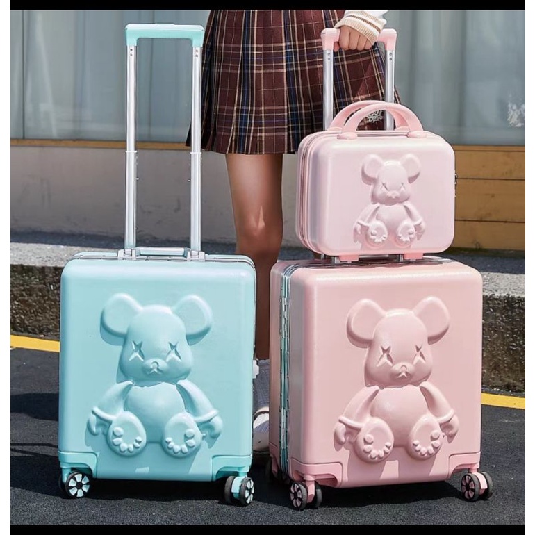 Koper Pilot Bear 18 Inch Koper Cabin TSA Lock Frame Aluminium/Koper 18 Inch/Koper Kabin 18 Inch/Kope