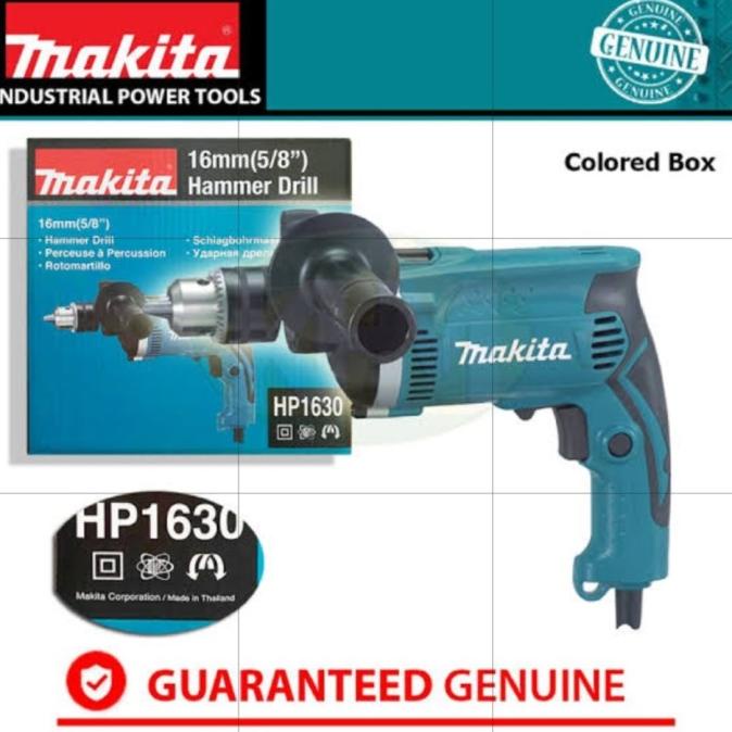 Bor 16mm MAKITA HP 1630 Hammer Drill terrat33 Kualitas Baik