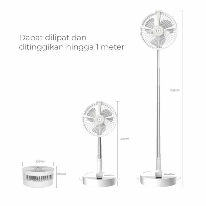 FYC-H7 USB 5 dlm 1 Kipas Angin, humidifier, lampu meja, powerbank