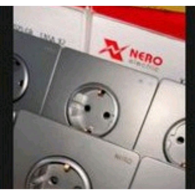 NERO Stop Kontak CASA X216VGGR | X216VG-GR Grey