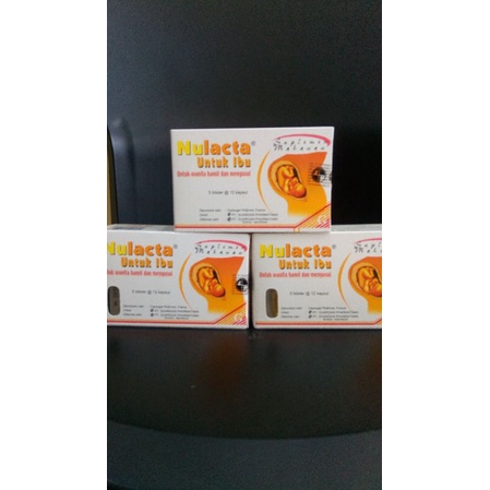 Nulacta untuk ibu hamil dan menyusui / Box/ 5 Strip @ 10 Kapsul