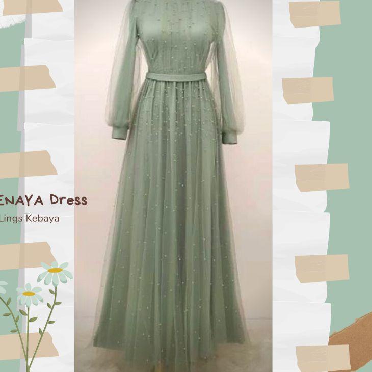 Diskon Bridesmaid Dress Kondangan Muslim / Sage Green Mauve Taro Pink Rosegold ⁂xsd™