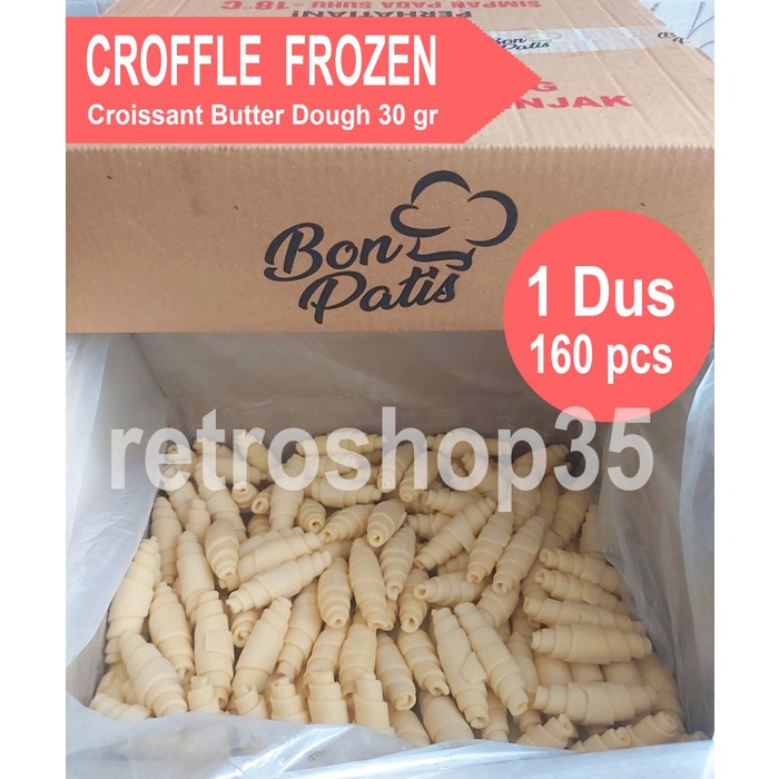 

Past Croffle Frozen Croissant Bonpatis Croissant Full Butter Dough30 1 Dus