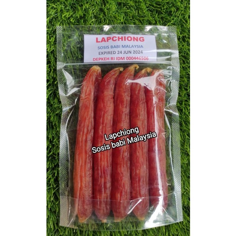 Stok baru! Lapchiong Lapjiong Sosis Babi Malaysia 5pcs Bukan frozen