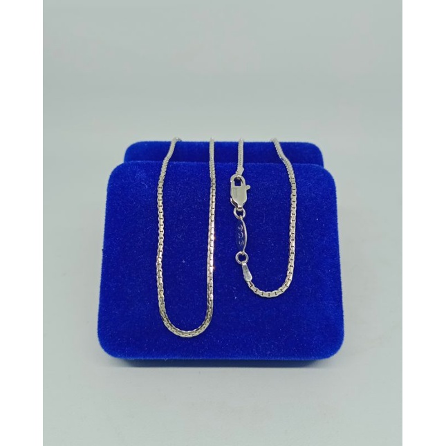 Kalung itali santa silver 925 import / perhiasan perak 925 berlapis emasa