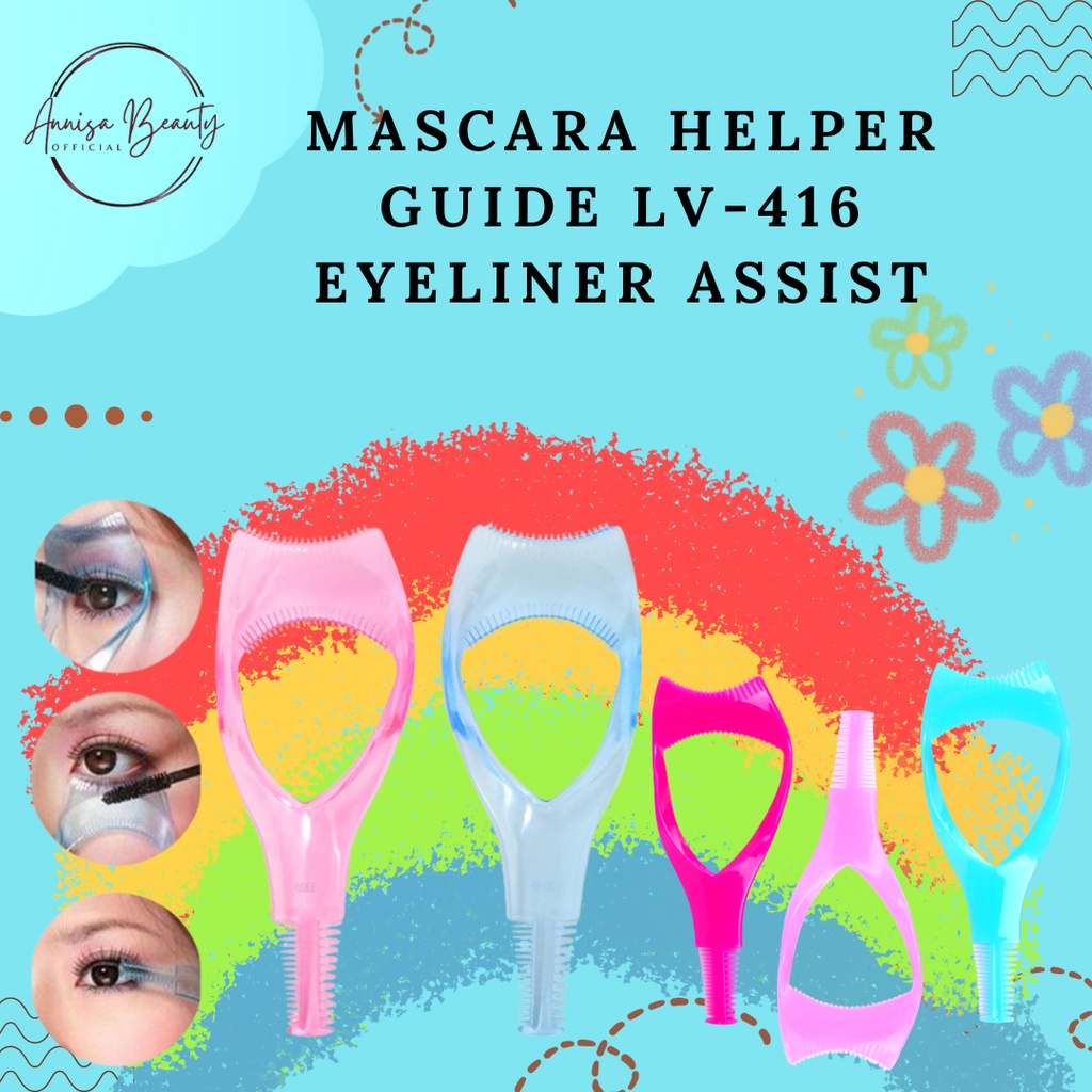 [100%ORIGINAL] ALAT BANTU PAKAI MASKARA / MASCARA HELPER GUIDE LV-416 Eyeliner Assist