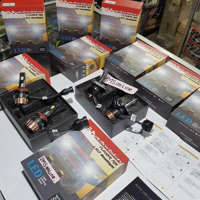 Led H11 Rs300 3 Warna Autovision, Led Fog Lamp Fortuner Innova Avanza