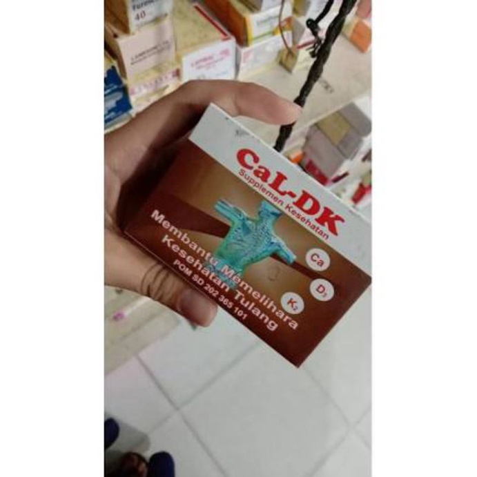 Cal-DK Per Box (Memelihara Kesehatan Tulang) Isi 60