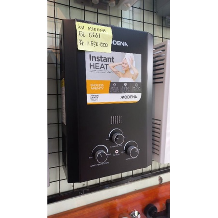 water heater gas modena 0631