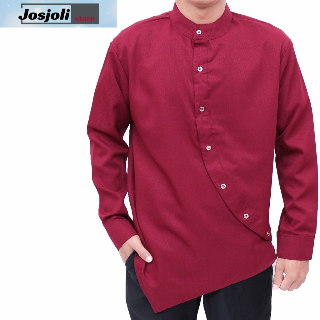 JOSJOLI_PIYAMA/Kemeja Koko Aristoles/Atasan Muslim Pria Dewasa/L XL